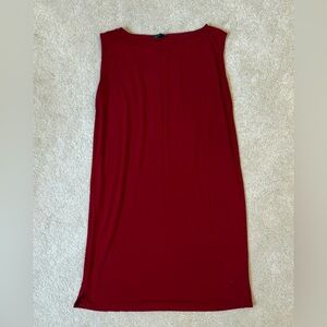Eileen Fisher red tunic dress  XS
